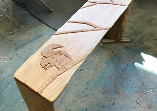 Squirrel Bench