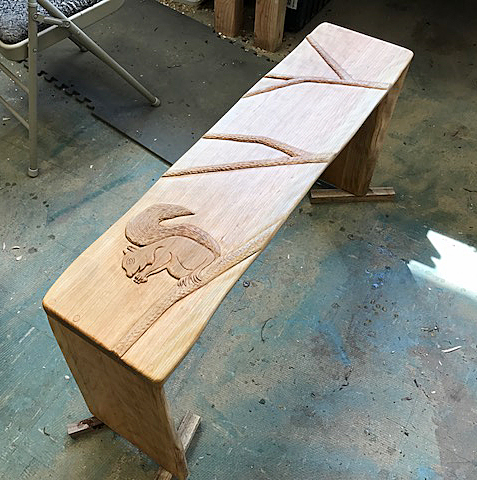 Squirrel Bench